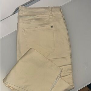 Kensie Cream Skinny Jeans